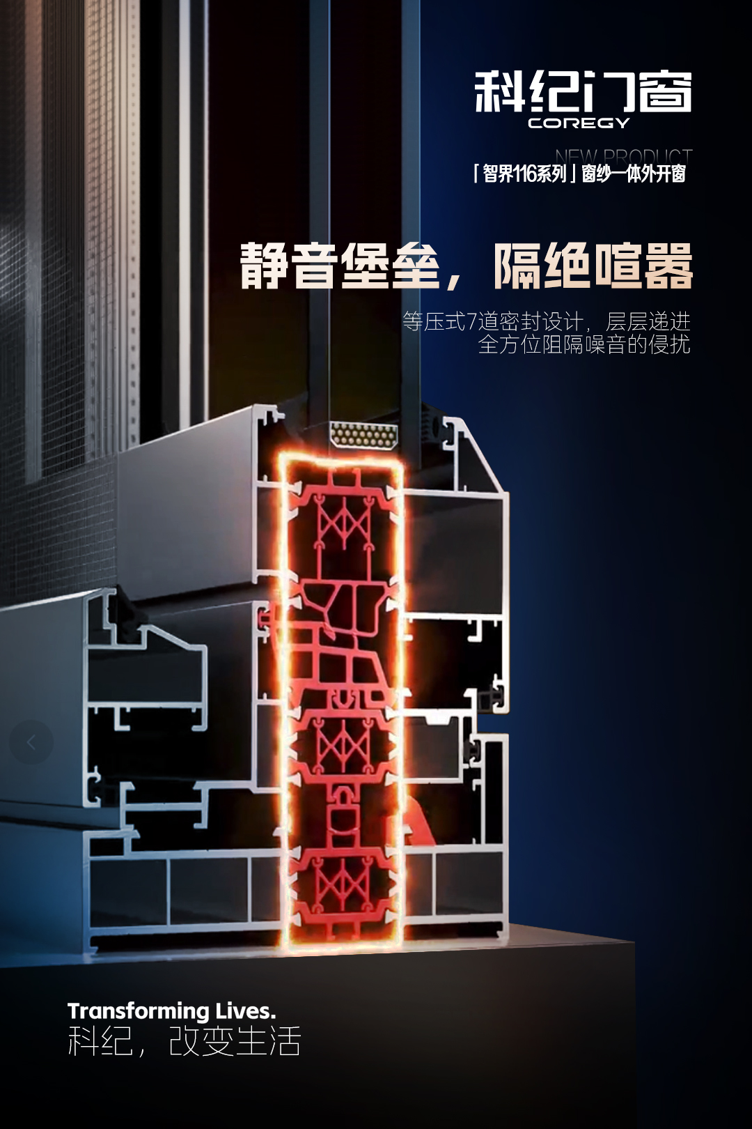科纪智界116外开窗系列，以硬核科技，定义窗外新世界(图3)